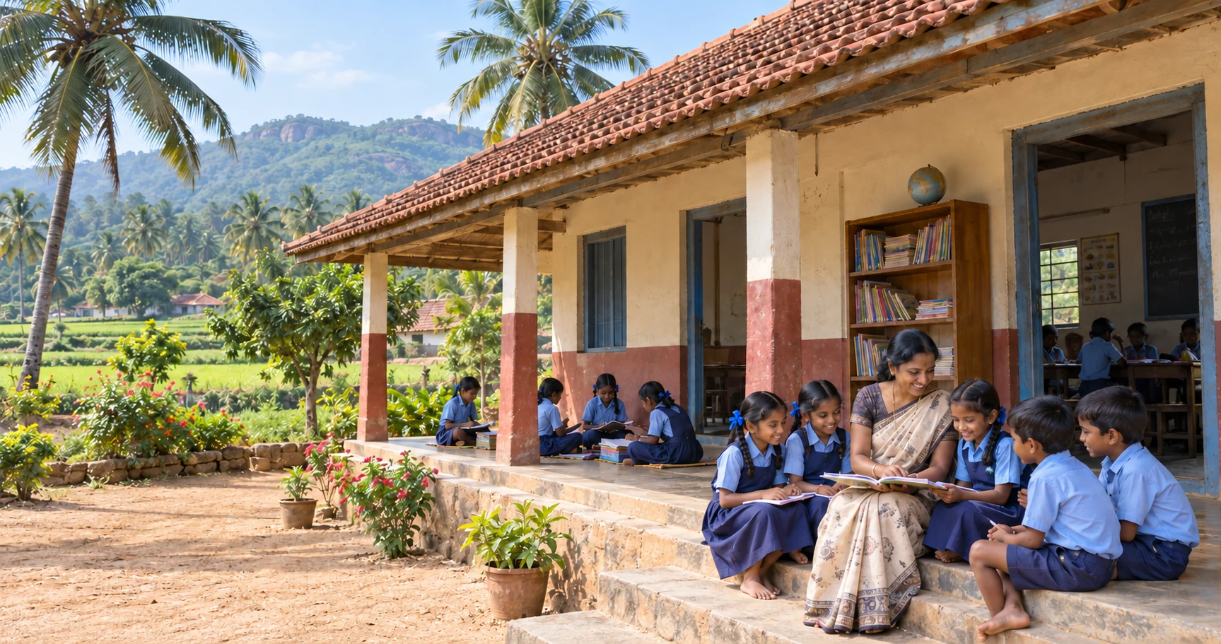 Many rural schools helped.