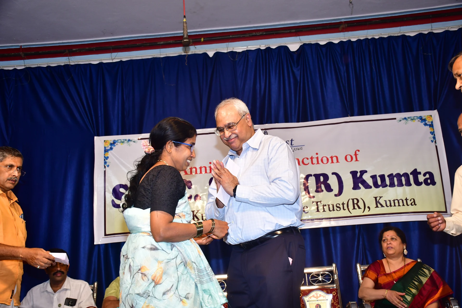 Distribution of Trust’s contribution to deserving people in the 5th anniversary function of the Trust