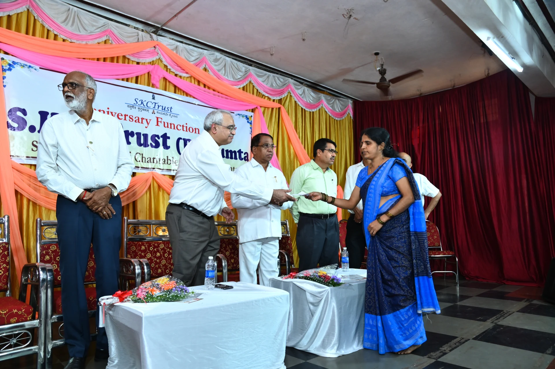 Distribution of Trust’s contribution to deserving people in the 4th anniversary function of the Trust