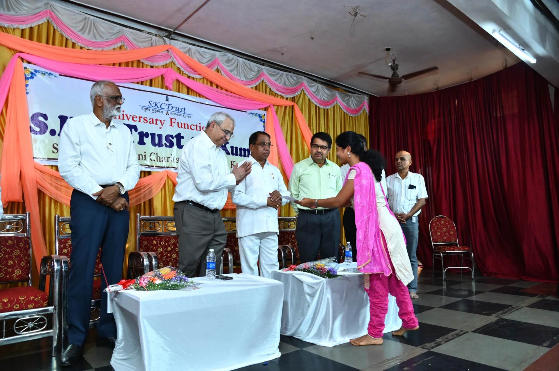 Distribution of Trust’s contribution to deserving people in the 4th anniversary function of the Trust