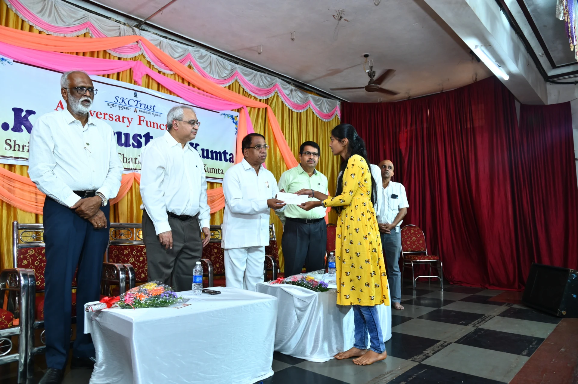 Distribution of Trust’s contribution to deserving people in the 4th anniversary function of the Trust